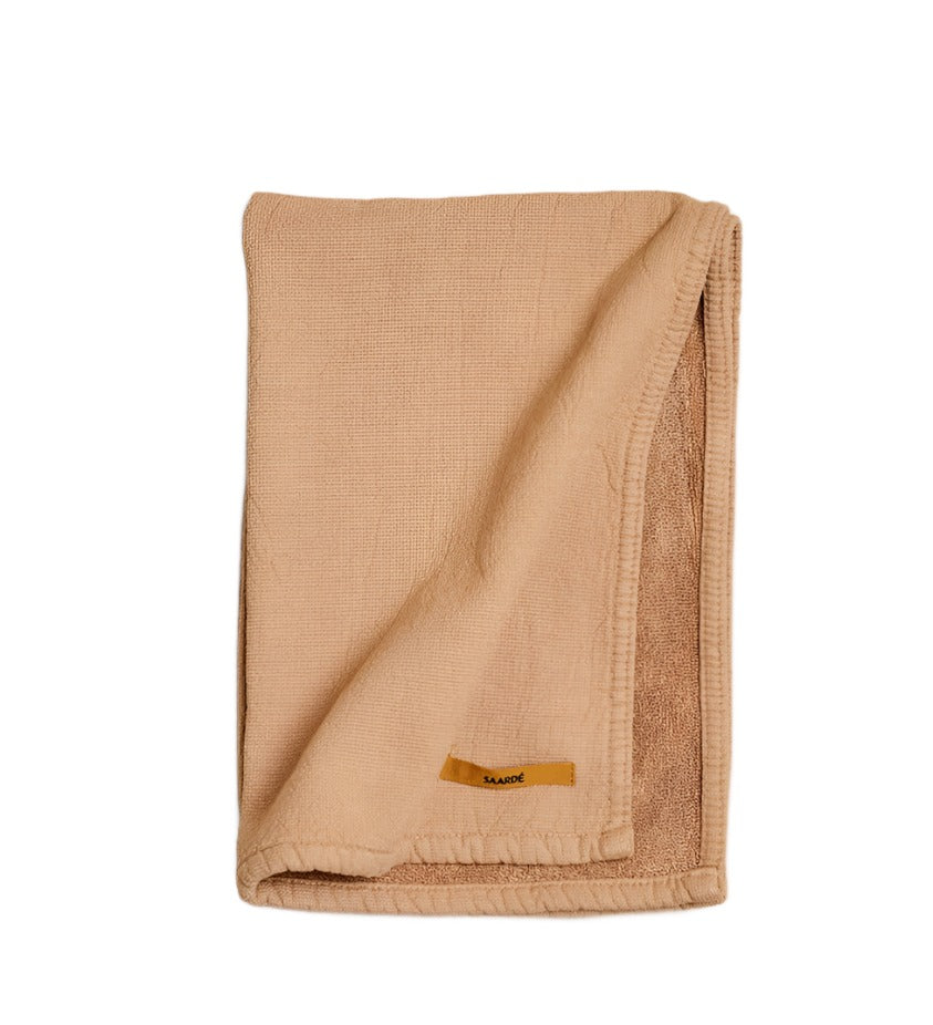 Vintage Wash 100% Cotton Tea Towel / Nutmeg