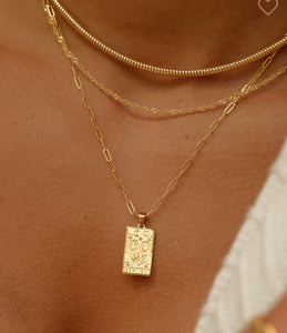 Paperclip Chain Necklace - 14k Gold Filled