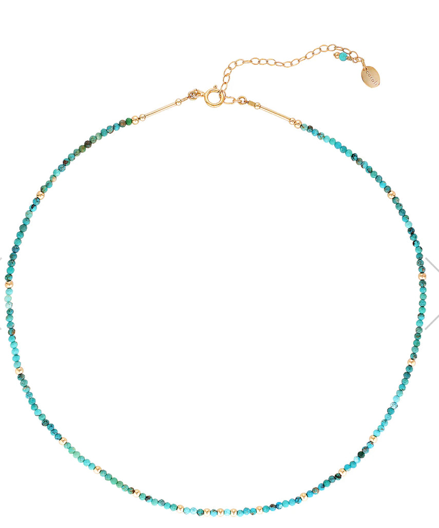 Aruba Choker Necklace - Turquoise