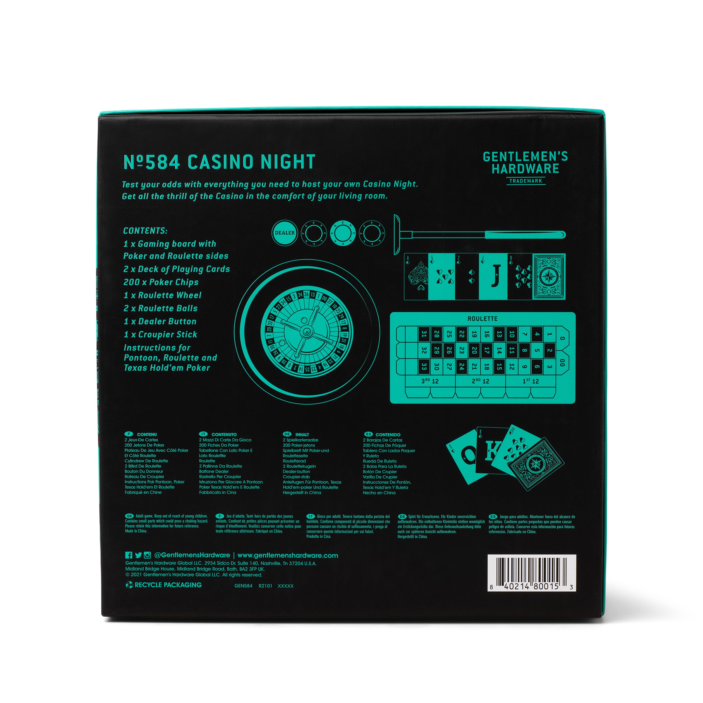 Casino Night Board Games