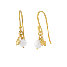 Astral Pearl Earrings / Gold