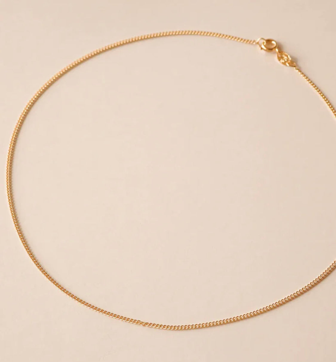 Singapore & Cuban Chain Necklaces - 18k Gold Filled