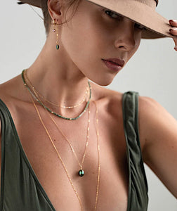 Imelda Choker Necklace - Emerald