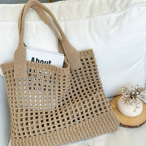 Crochet Tote Bag - Natural