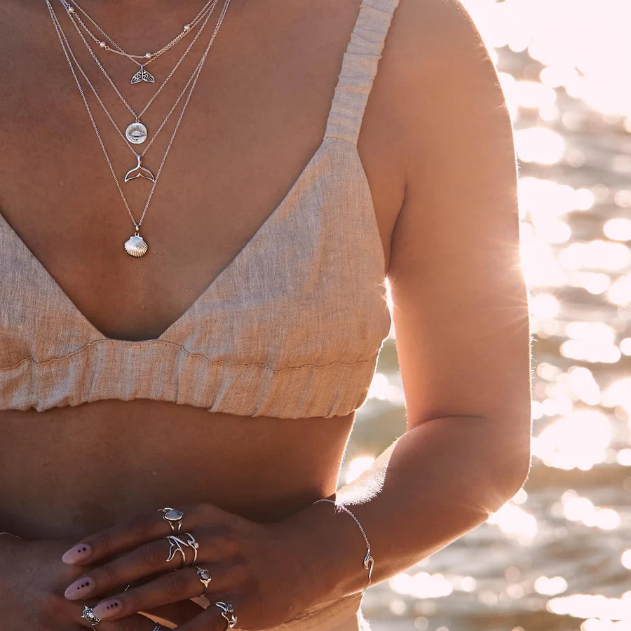 Mermaid discount tear necklace