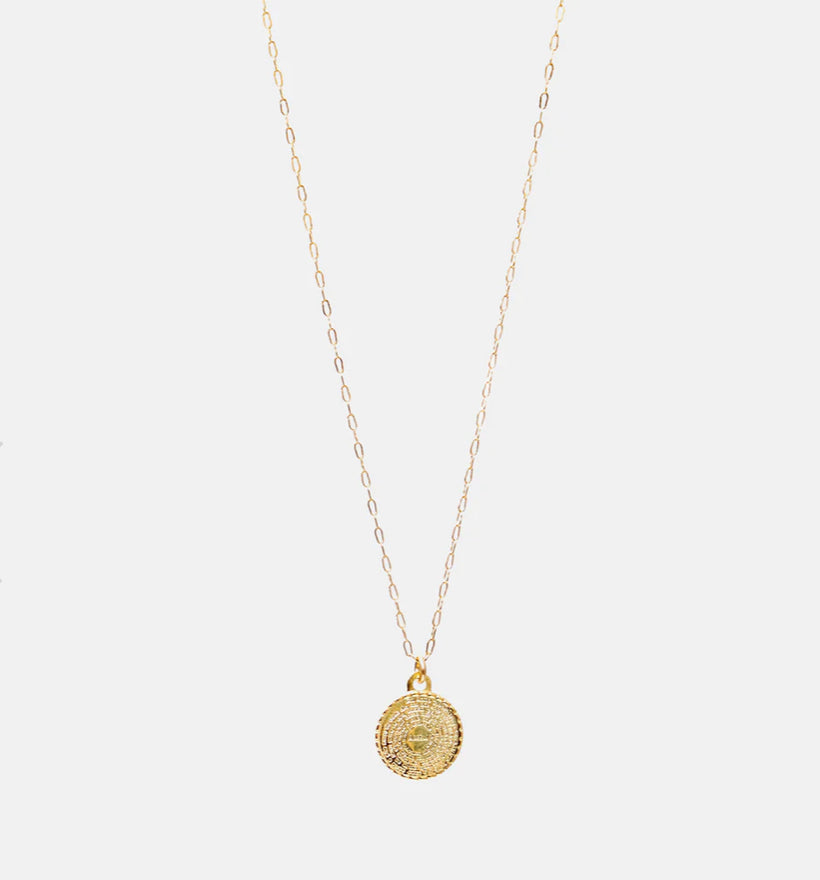 Lord's Prayer Coin Necklace